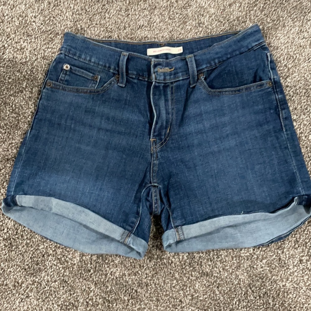 Levi’s Mid Length shorts